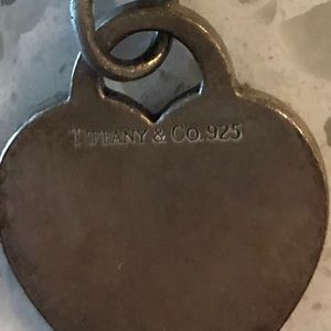 Authentic Tiffany & Co Heart Charm Bracelet